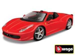 Bburago 1:24 Ferrari 458 Spider červené 18-26017