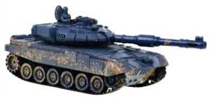 mamido Tank na dálkové ovládání T-90 R/C 1:28 modrý