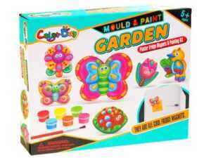 mamido Dětské magnetky - kreativní sada pro výrobu magnetů zahrada