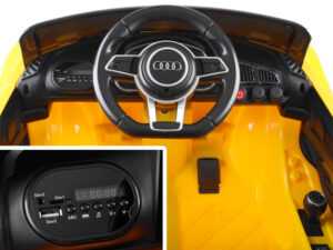 mamido Elektrické autíčko Audi R8 Spyder Maxi žluté